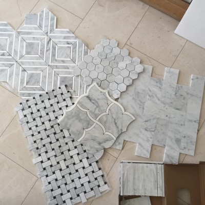 mosaic marble tiles