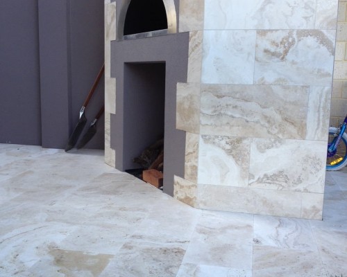 travertine pavers